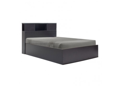 Κρεβάτι  OLYMPUS pakoworld σε χρώμα wenge 120x200εκ