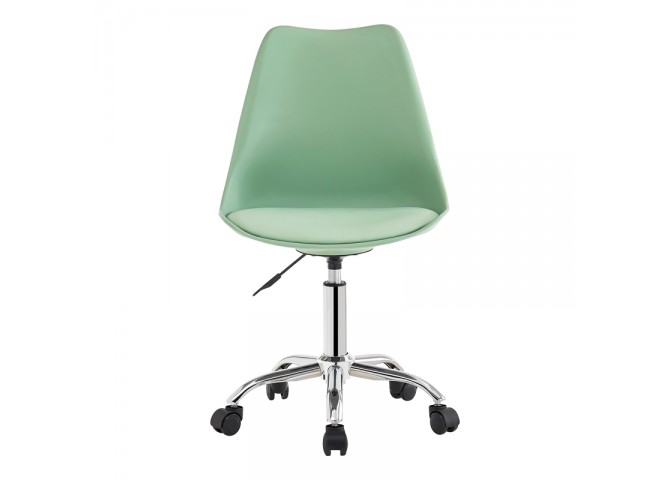 Καρέκλα γραφείου Gaston II pakoworld μέντα pp-pu 48x57x77-90εκ