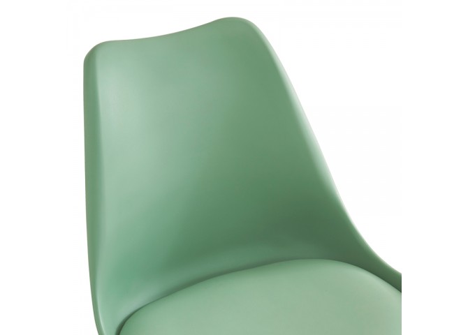 Καρέκλα γραφείου Gaston II pakoworld μέντα pp-pu 48x57x77-90εκ