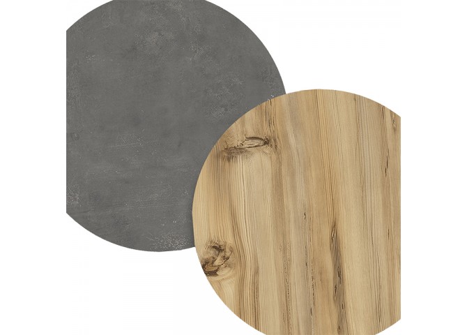 Έπιπλο τηλεόρασης Elana pakoworld sonoma-ανθρακί 150x29.5x46.3εκ
