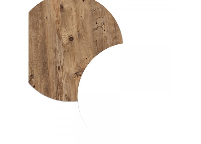 Έπιπλο τηλεόρασης Elana pakoworld sonoma-λευκό 150x29.5x46.3εκ