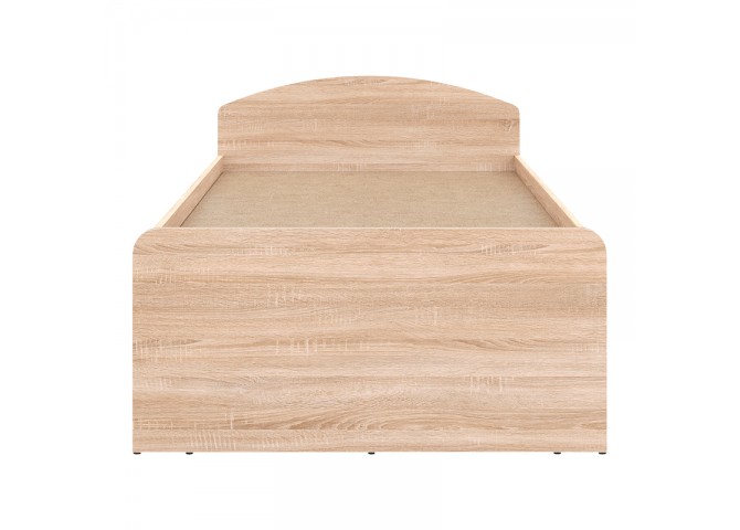 Κρεβάτι Regan pakoworld με συρτάρια σε oak απόχρωση 90x200εκ