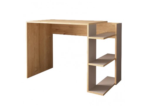 Γραφείο εργασίας Toska pakoworld σε oak- sandstone απόχρωση 114x56x76εκ