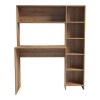 Γραφείο με βιβλιοθήκη Janson pakoworld σε oak απόχρωση 113.2x40x141.8εκ