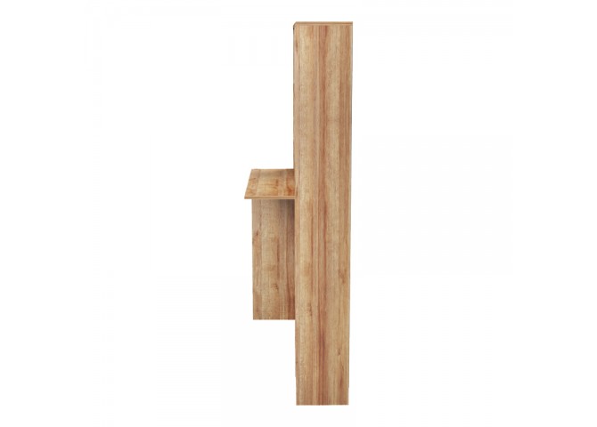 Γραφείο με βιβλιοθήκη Janson pakoworld σε oak απόχρωση 113.2x40x141.8εκ