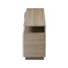 Μπουφές Vendora pakoworld σε sonoma-λευκή απόχρωση 150x29.5x46.3εκ
