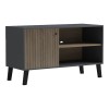Έπιπλο τηλεόρασης Tuscany pakoworld sonoma-ανθρακί 100x40x51εκ