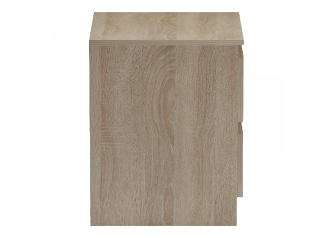 Κομοδίνο Verena pakoworld sonoma-ανθρακί 40x40x50εκ