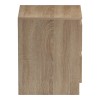 Κομοδίνο Verena pakoworld sonoma-λευκό 40x40x50εκ