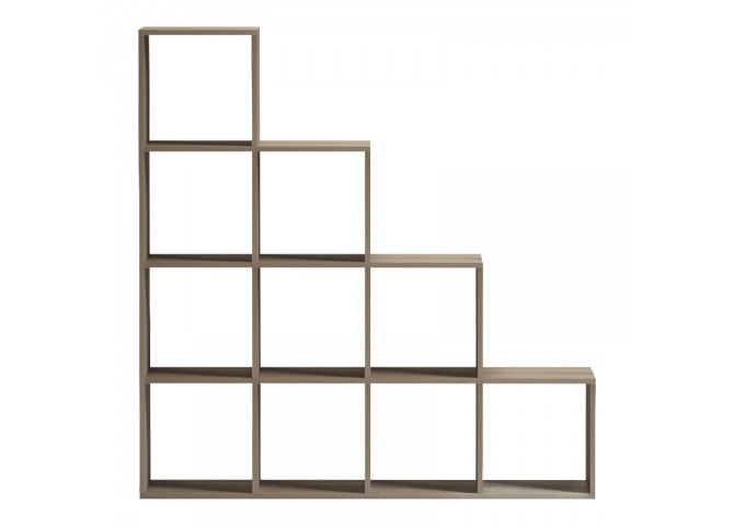 Βιβλιοθήκη Scala pakoworld sonoma 129.5x29x129.5εκ