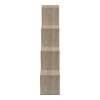Βιβλιοθήκη Scala pakoworld sonoma 129.5x29x129.5εκ