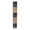 Βιβλιοθήκη Tetri pakoworld sonoma-ανθρακί 121.8x25.4x158.8εκ