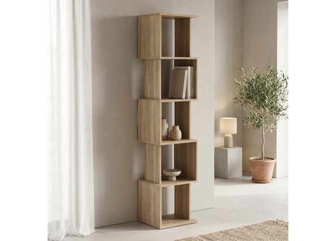 Βιβλιοθήκη Cubik pakoworld sonoma 35x30x161εκ