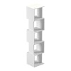 Βιβλιοθήκη Cubik pakoworld λευκό 35x30x161εκ