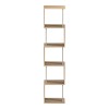 Βιβλιοθήκη Cubik pakoworld sonoma- γκρι μπεζ οψη μαρμάρου 35x30x161εκ