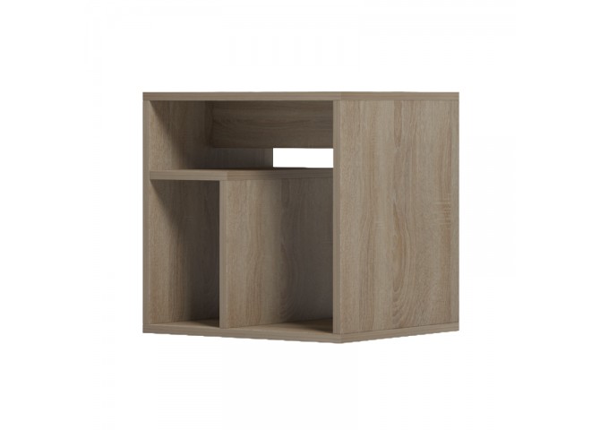 Κομοδίνο Doublo pakoworld sonoma 40x35x40εκ