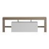 Έπιπλο τηλεόρασης Liner pakoworld sonoma-λευκό 150x40x50εκ