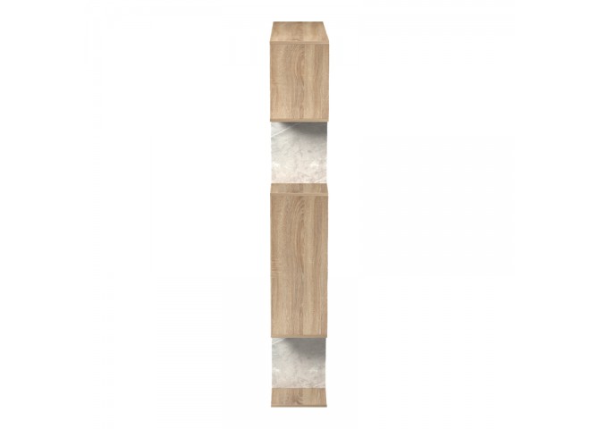 Βιβλιοθήκη Mito pakoworld sonoma - μπεζ μαρμάρου 108.5x25x161εκ
