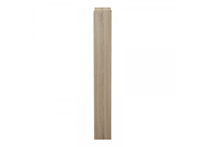 Βιβλιοθήκη Corpus pakoworld sonoma - ανθρακί 61x22x162εκ