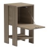 Κομοδίνο Reppo pakoworld sonoma 30x30x55εκ