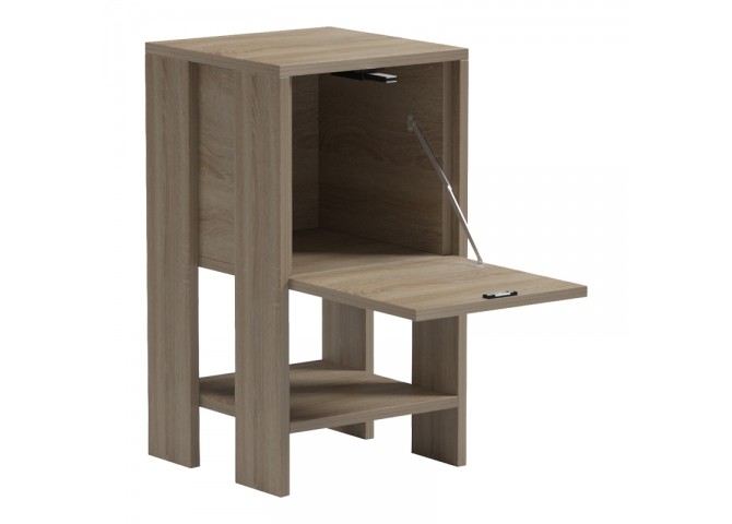 Κομοδίνο Reppo pakoworld sonoma 30x30x55εκ