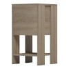 Κομοδίνο Reppo pakoworld sonoma 30x30x55εκ