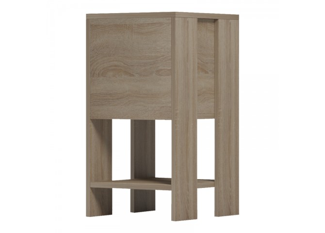 Κομοδίνο Reppo pakoworld sonoma 30x30x55εκ