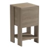 Κομοδίνο Reppo pakoworld sonoma 30x30x55εκ