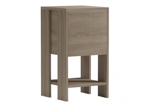 Κομοδίνο Reppo pakoworld sonoma 30x30x55εκ