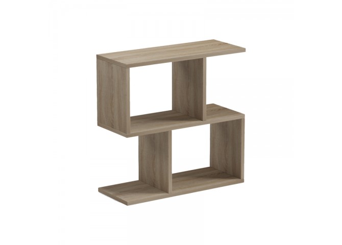 Βοηθητικό τραπέζι-βιβλιοθήκη Wesmol pakoworld sonoma 50x20x50εκ