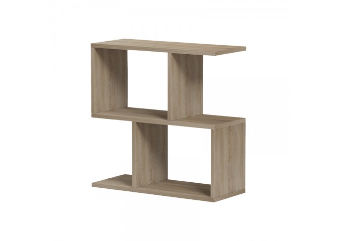 Βοηθητικό τραπέζι-βιβλιοθήκη Wesmol pakoworld sonoma 50x20x50εκ