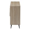 Μπουφές Gora pakoworld sonoma-ανθρακί 110x35.5x82εκ