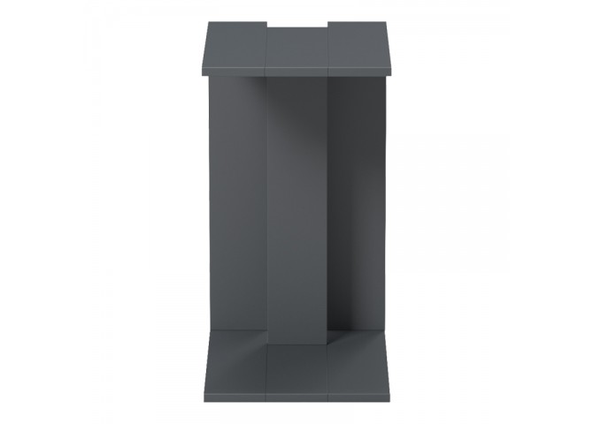 Βοηθητικό τραπέζι Muju pakoworld ανθρακί  30x40x55εκ