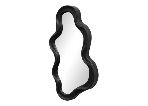 Καθρέπτης Liquid pakoworld pp σε μαύρη απόχρωση 26x2.7x39εκ