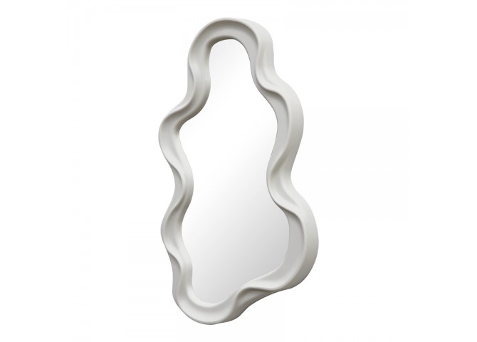 Καθρέπτης Liquid pakoworld pp σε λευκή απόχρωση 26x2.7x39εκ