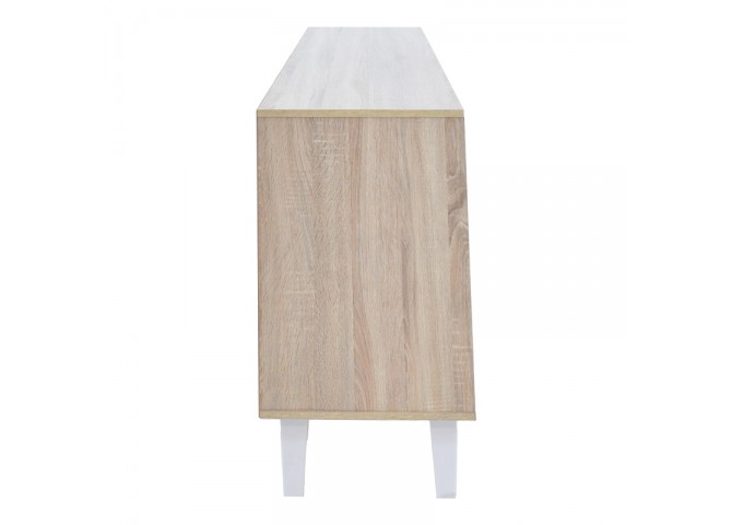 Μπουφές Billie pakoworld sonoma-γκρι 149x40x77εκ