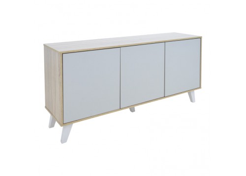 Μπουφές Billie pakoworld sonoma-γκρι 149x40x77εκ