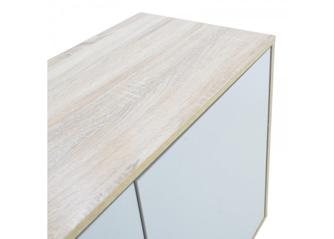 Μπουφές Billie pakoworld sonoma-γκρι 149x40x77εκ