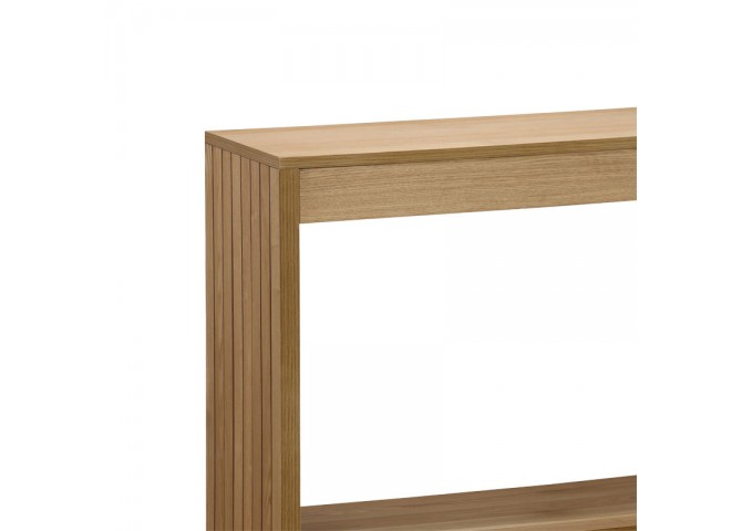 Κονσόλα Focused pakoworld MDF φυσικό 120x35x74εκ