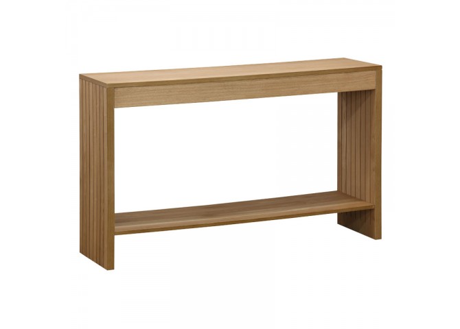 Κονσόλα Focused pakoworld MDF φυσικό 120x35x74εκ
