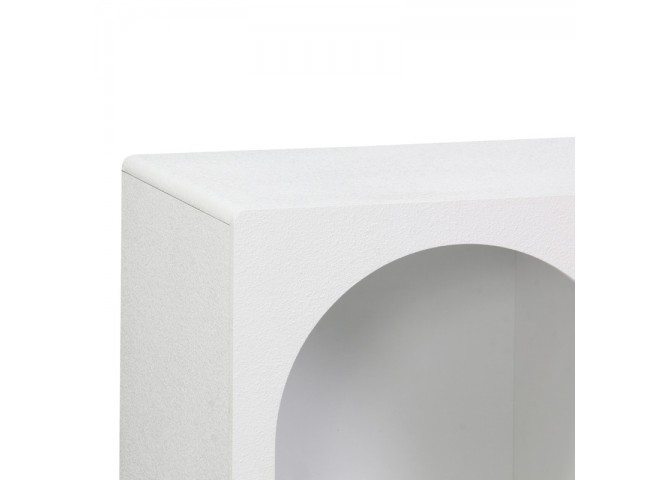 Μπουφές Emersi pakoworld με ράφια mdf σε λευκή απόχρωση 120x35x76εκ