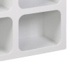 Μπουφές Emersi pakoworld με ράφια mdf σε λευκή απόχρωση 120x35x76εκ