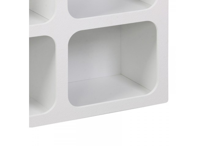 Μπουφές Emersi pakoworld με ράφια mdf σε λευκή απόχρωση 120x35x76εκ