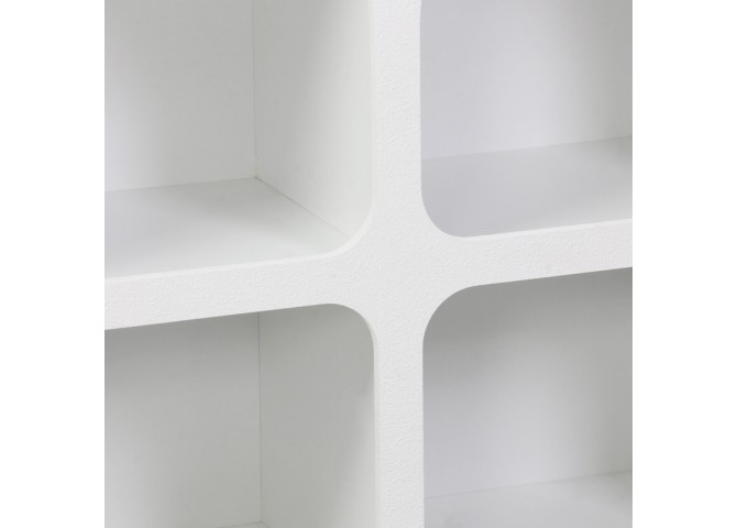 Μπουφές Emersi pakoworld με ράφια mdf σε λευκή απόχρωση 120x35x76εκ