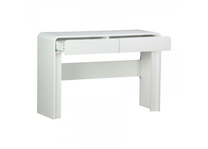 Κονσόλα Zeplen pakoworld λευκό mdf 110x38x75εκ