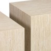 Βοηθητικά τραπέζια Sandu pakoworld σετ 2τεμ mdf σε όψη τραβερτίνας