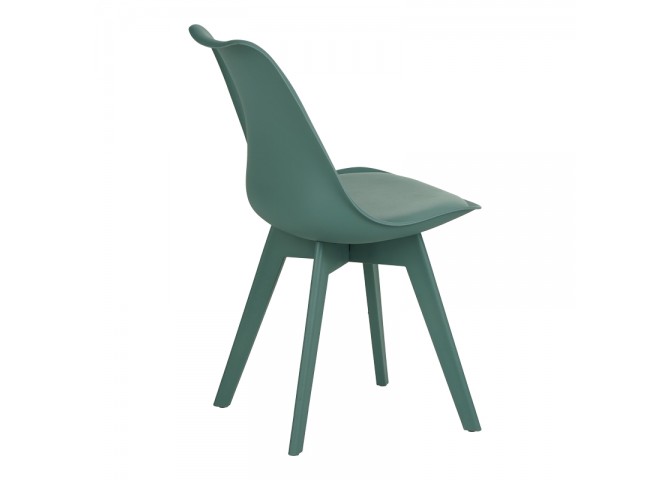 Καρέκλα Gaston I pakoworld PP-PU σε μέντα απόχρωση 48.5x53.5x81.5εκ