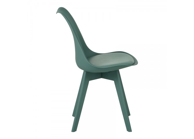 Καρέκλα Gaston I pakoworld PP-PU σε μέντα απόχρωση 48.5x53.5x81.5εκ