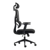 Καρέκλα γραφείου διευθυντή Cadrey pakoworld mesh μαύρο 67x64x120-128εκ