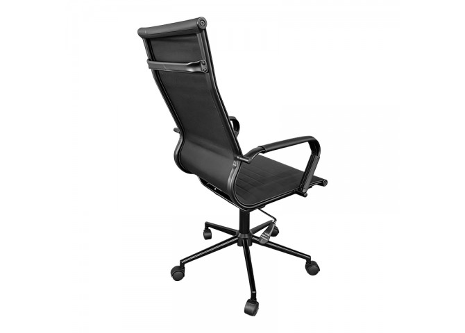 Καρέκλα γραφείου διευθυντή Valter pakoworld pu μαύρο 55.5x58x108εκ